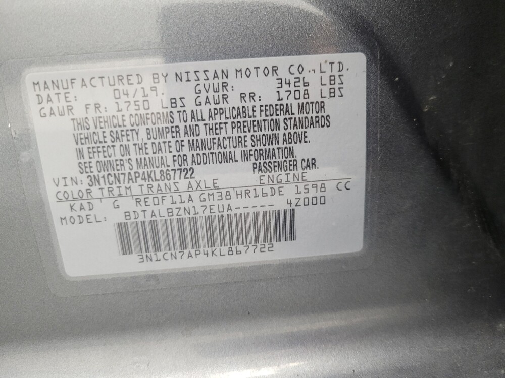 2019 Nissan Versa in Reno, NV 89502 - 18082053 33