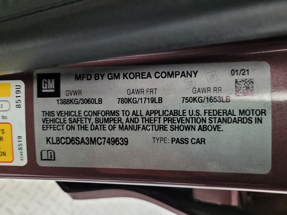 2021 Chevrolet Spark in Tucson, AZ 85705 - 18082069 33