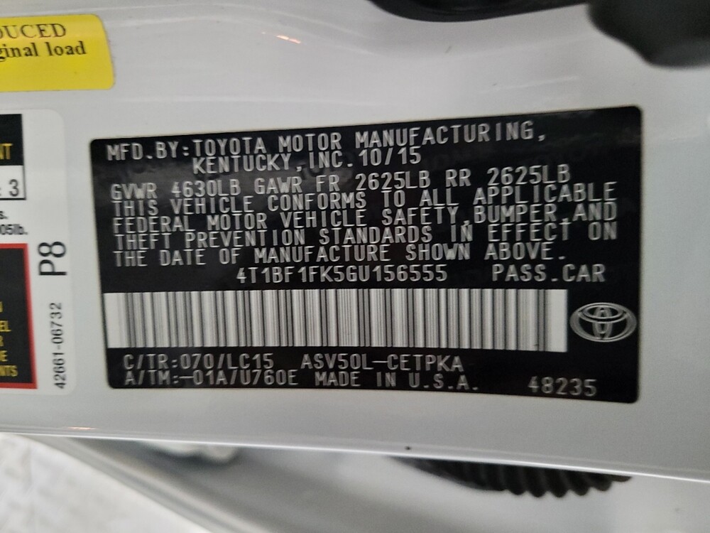 2016 Toyota Camry in Glendale, AZ 85301 - 18082070 33
