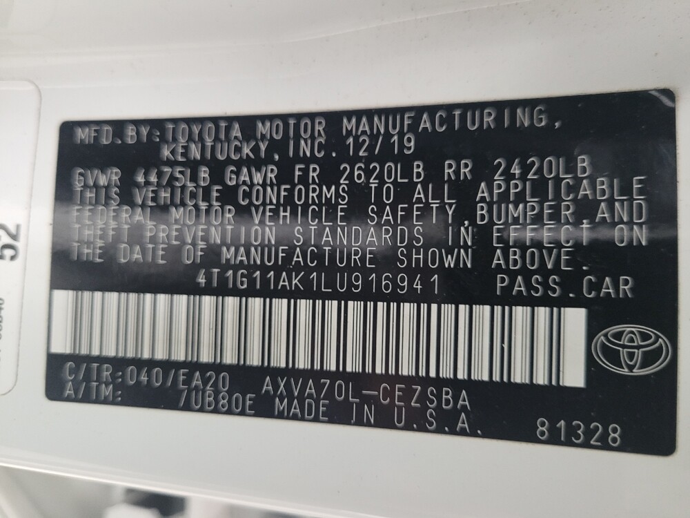 2020 Toyota Camry in Indianapolis, IN 46222 - 18082076 33