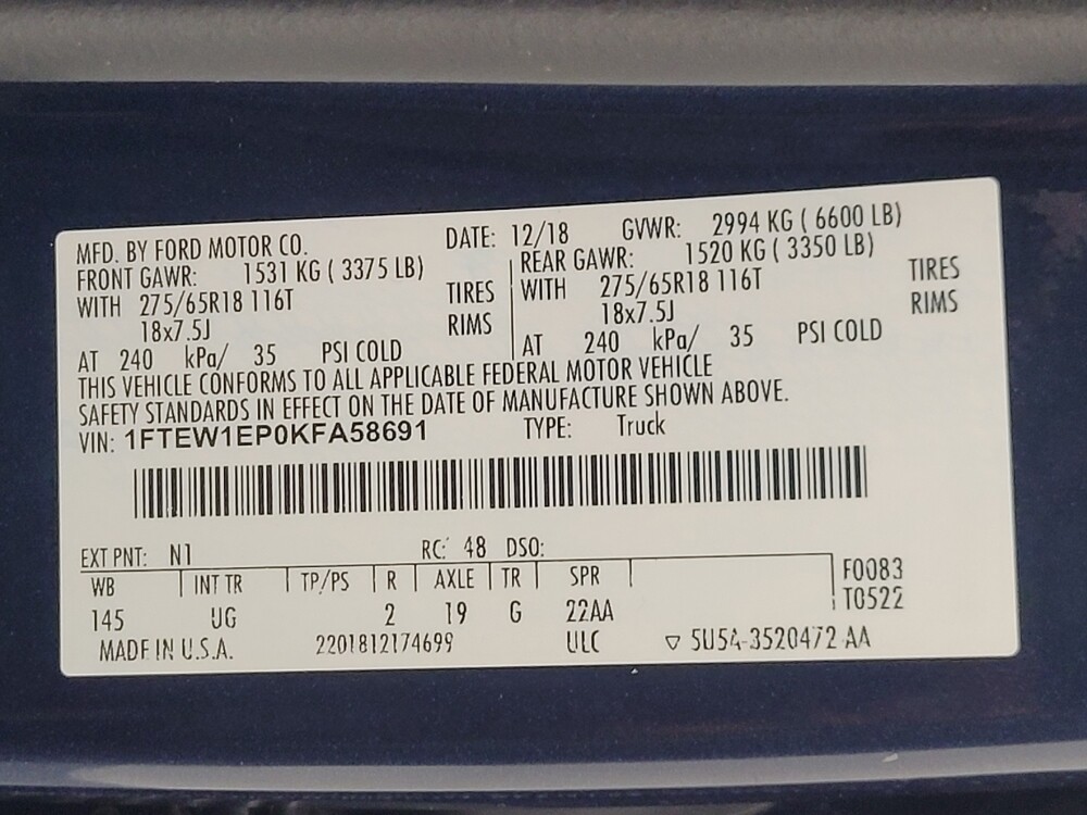 2019 Ford F150 in Huntsville, AL 35816 - 18082080 33