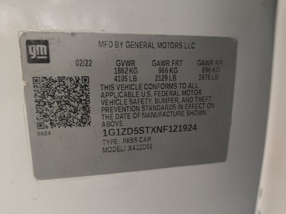 2022 Chevrolet Malibu in Gastonia, NC 28056 - 18082092 33