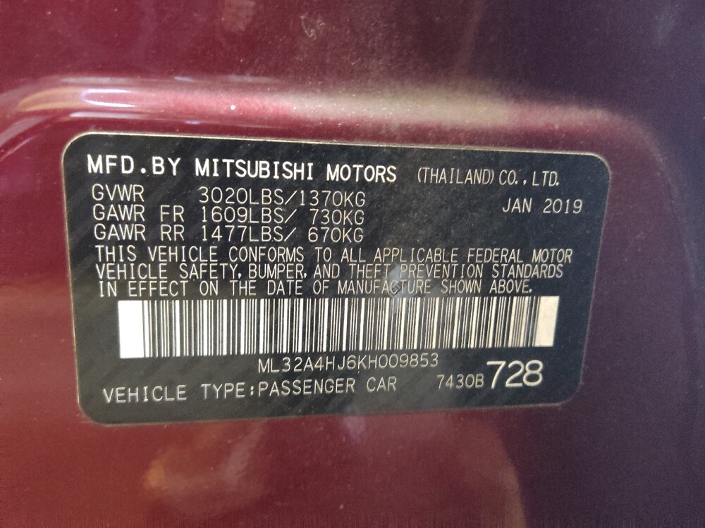 2019 Mitsubishi Mirage in Columbia, SC 29210 - 18082095 33