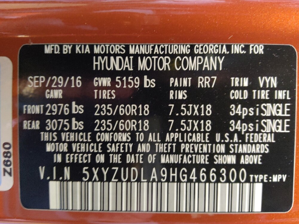 2017 Hyundai Santa Fe in Glendale, AZ 85301 - 18082108 33