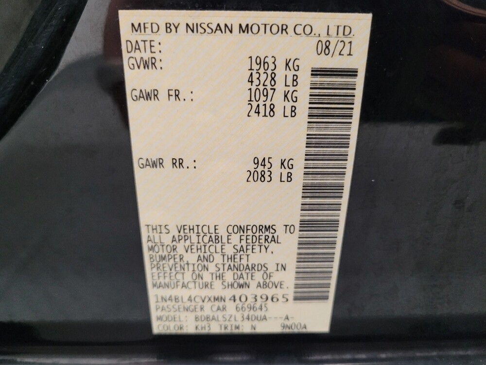 2021 Nissan Altima in Torrance, CA 90504 - 18082142 33