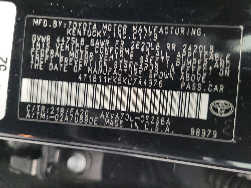 2019 Toyota Camry in Reno, NV 89502 - 18082154 33