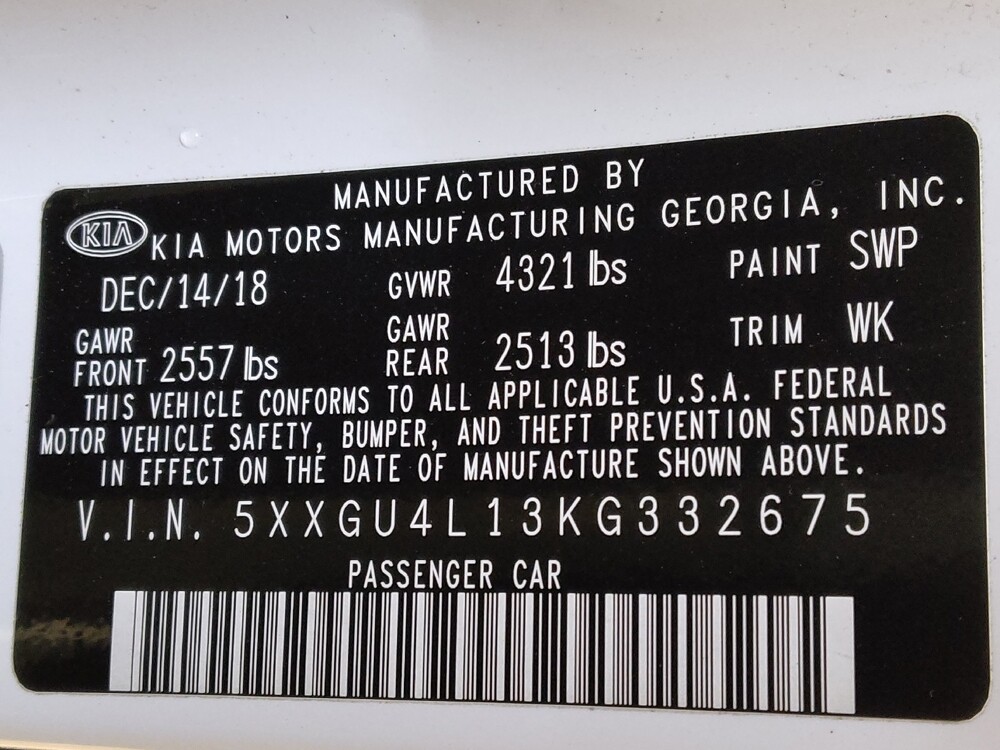 2019 Kia Optima in Greenville, NC 27834 - 18082156 33