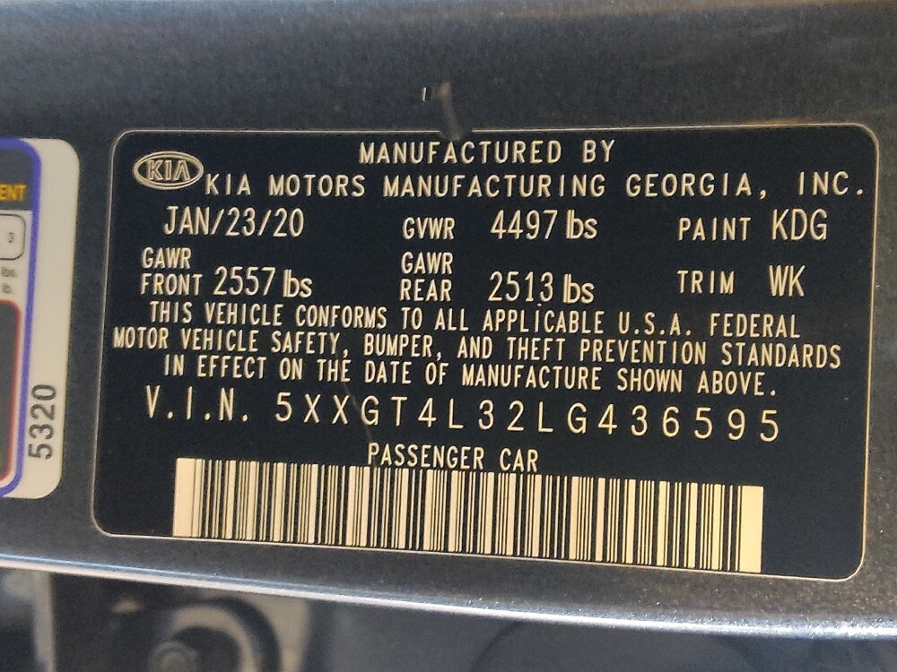 2020 Kia Optima in Jacksonville, FL 32225 - 18082169 33