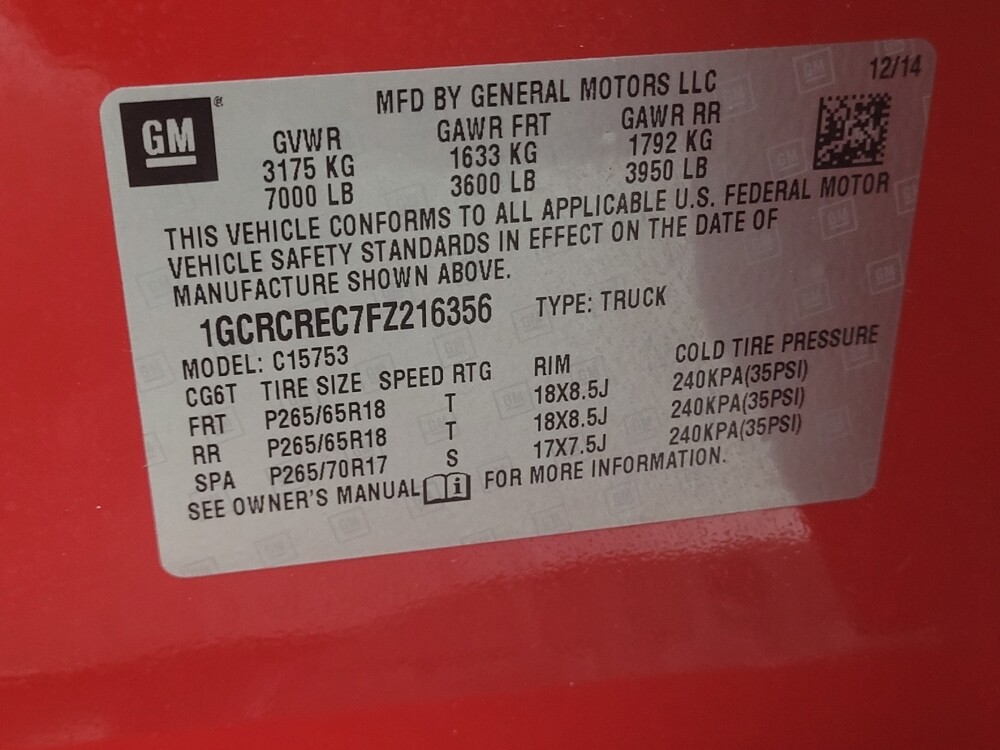 2015 Chevrolet Silverado 1500 in Huntsville, AL 35816 - 18082173 33