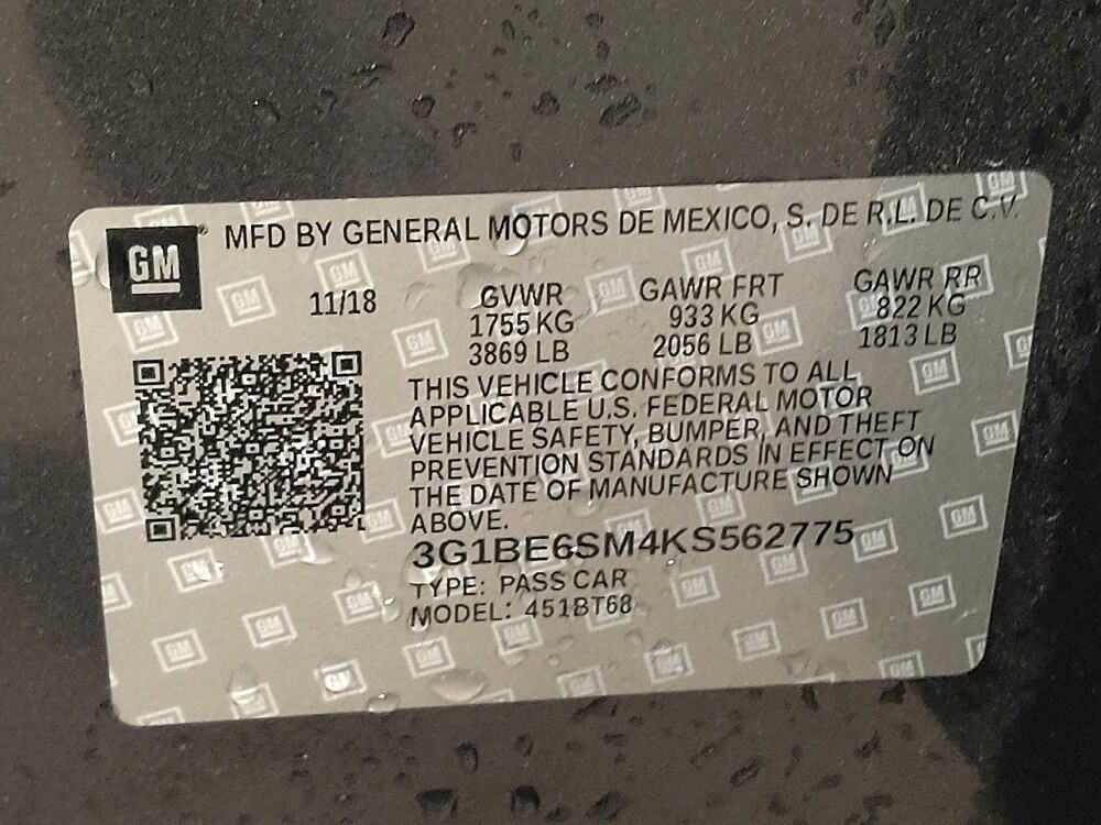 2019 Chevrolet Cruze in Columbia, SC 29210 - 18082204 33