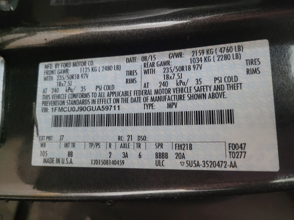 2016 Ford Escape in Birmingham, AL 35215 - 18082273 33