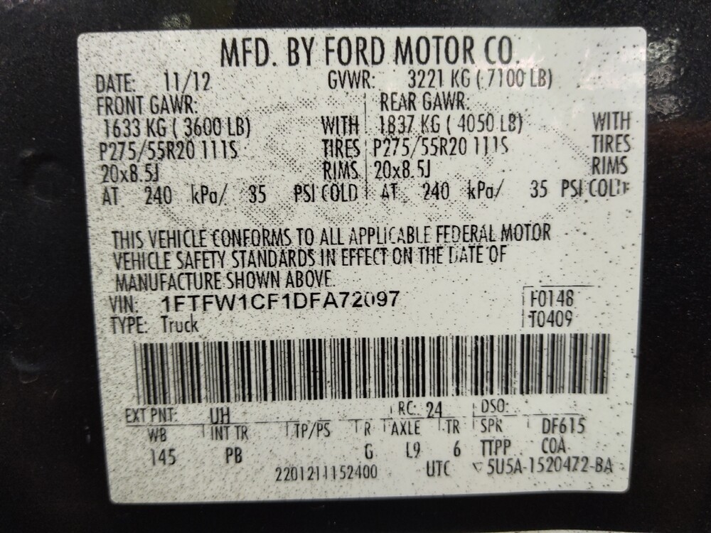 2013 Ford F150 in Tallahassee, FL 32304 - 18082304 33