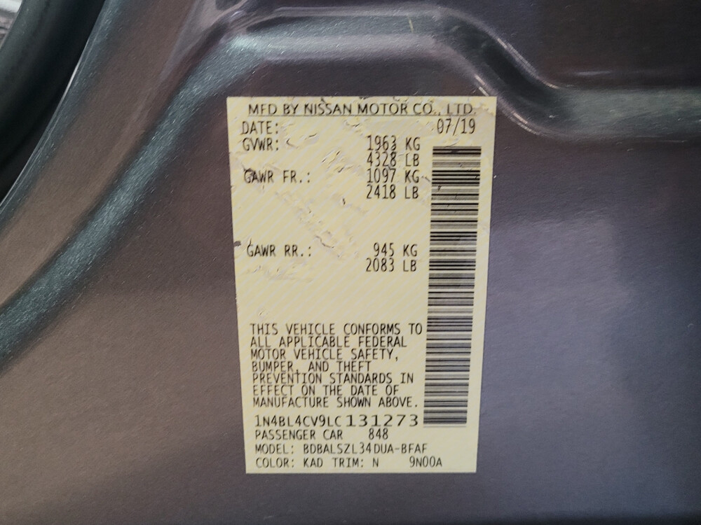 2020 Nissan Altima in Charlotte, NC 28213 - 18082310 29