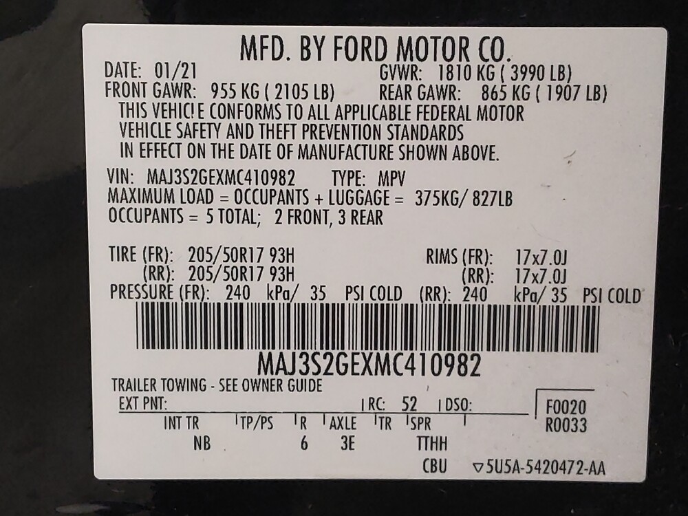 2021 Ford EcoSport in Corpus Christi, TX 78412 - 18082342 33