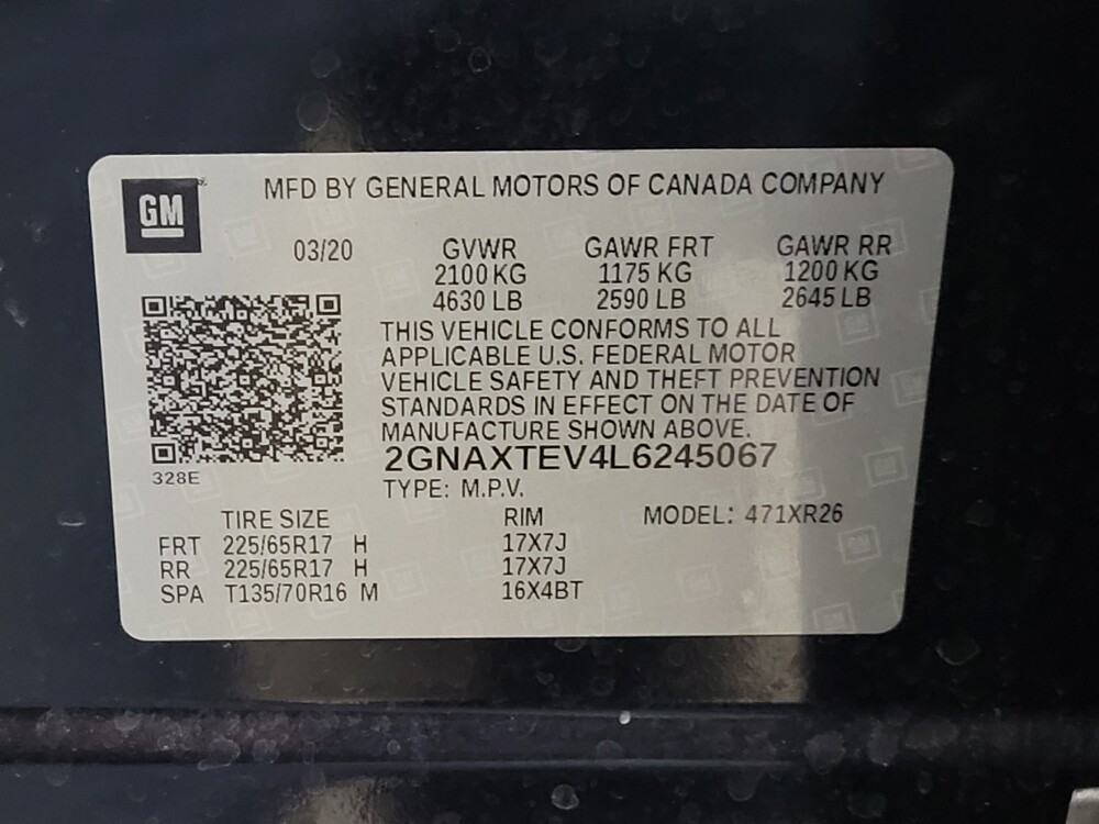 2020 Chevrolet Equinox in Albuquerque, NM 87113 - 18082380 33