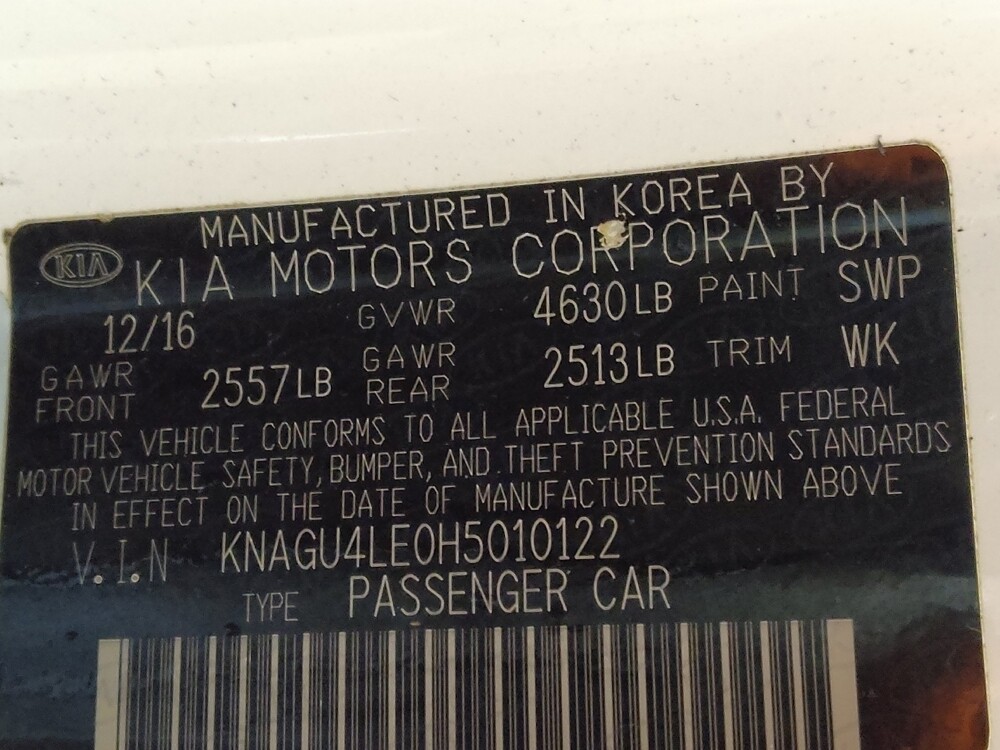 2017 Kia Optima in Gastonia, NC 28056 - 18082427 33