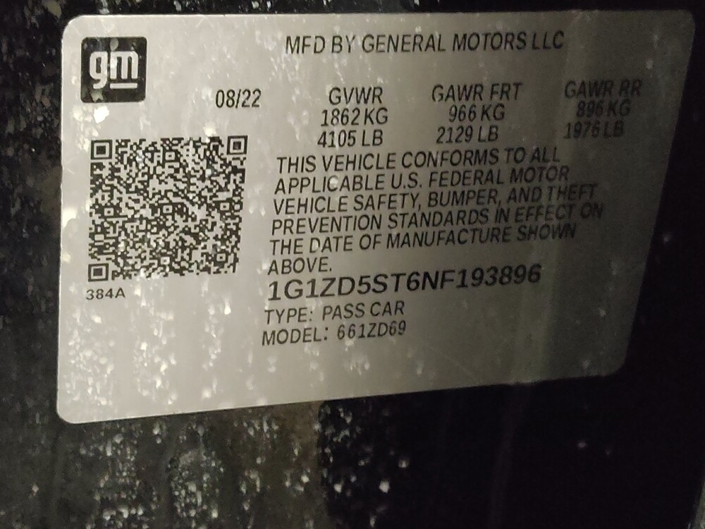 2022 Chevrolet Malibu in Gastonia, NC 28056 - 18082452 33