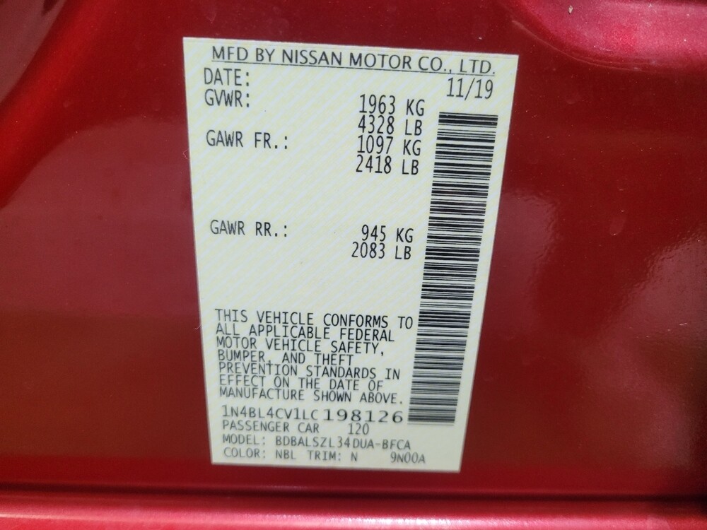 2020 Nissan Altima in Fairfield, OH 45014 - 18082459 33