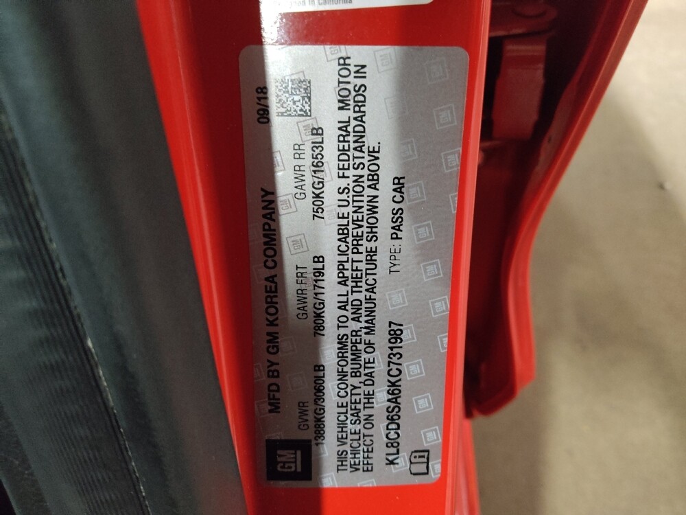 2019 Chevrolet Spark in Temple, TX 76502 - 18082460 33