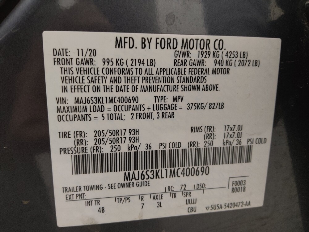 2021 Ford EcoSport in Colorado Springs, CO 80909 - 18082477 33