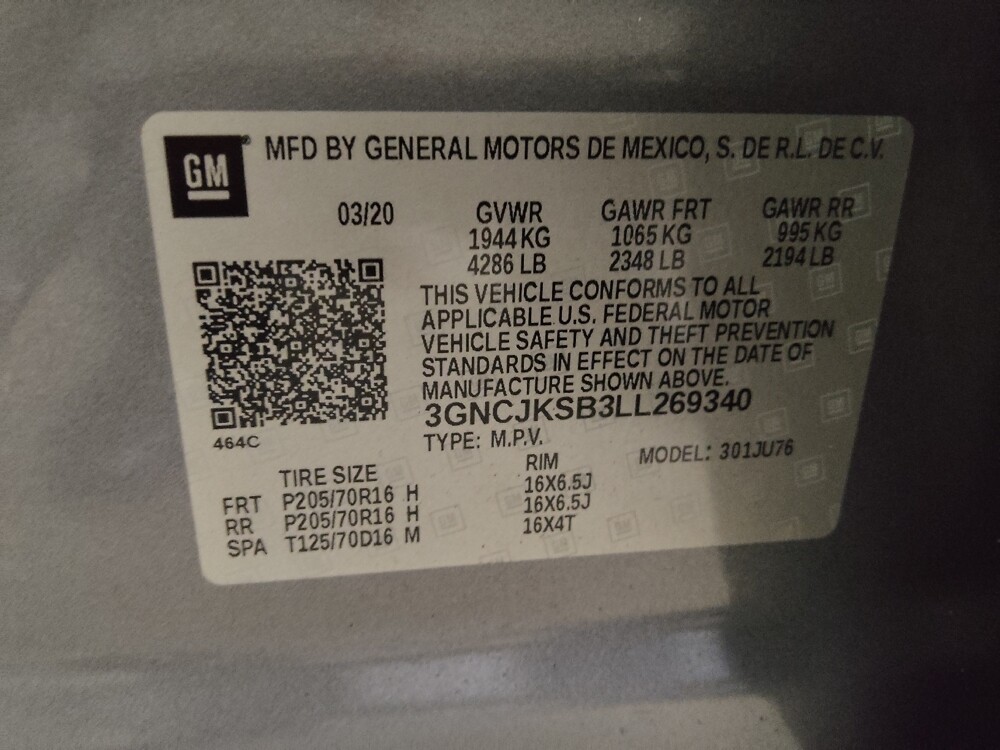 2020 Chevrolet Trax in Birmingham, AL 35215 - 18082491 33