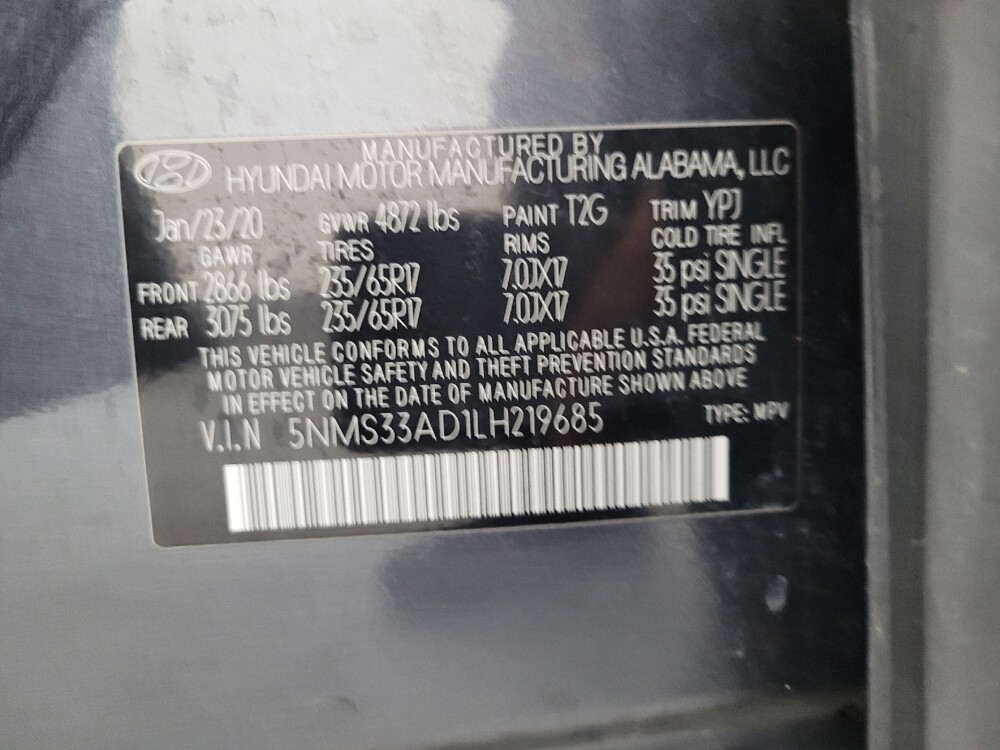 2020 Hyundai Santa Fe in Reno, NV 89502 - 18082593 33