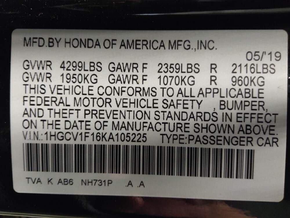 2019 Honda Accord in San Antonio, TX 78238 - 18082595 33