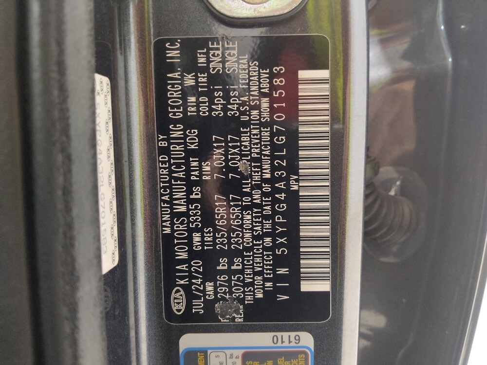 2020 Kia Sorento in Columbus, OH 43228 - 18082626 33