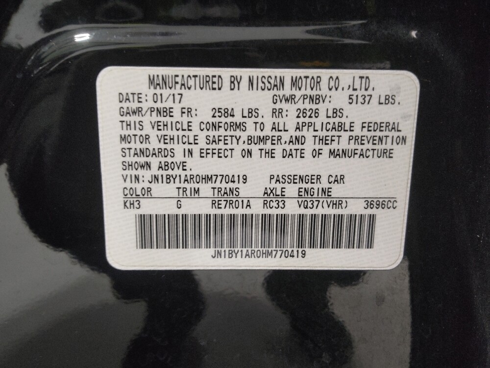 2017 INFINITI Q70 in Columbus, OH 43228 - 18082642 33