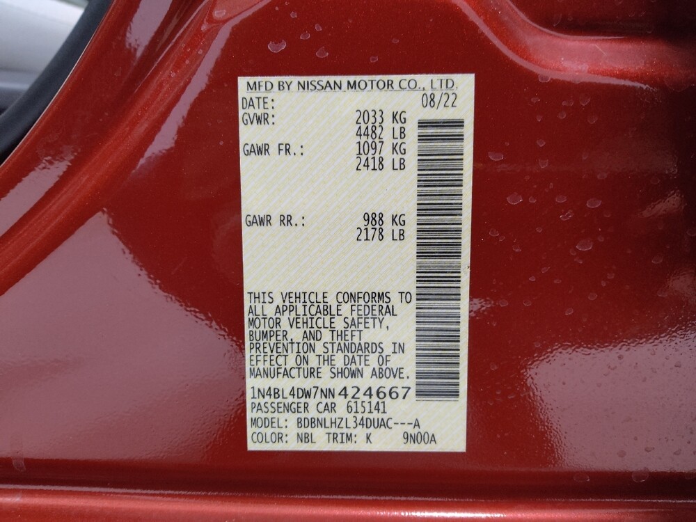 2022 Nissan Altima in Columbus, OH 43228 - 18082643 33