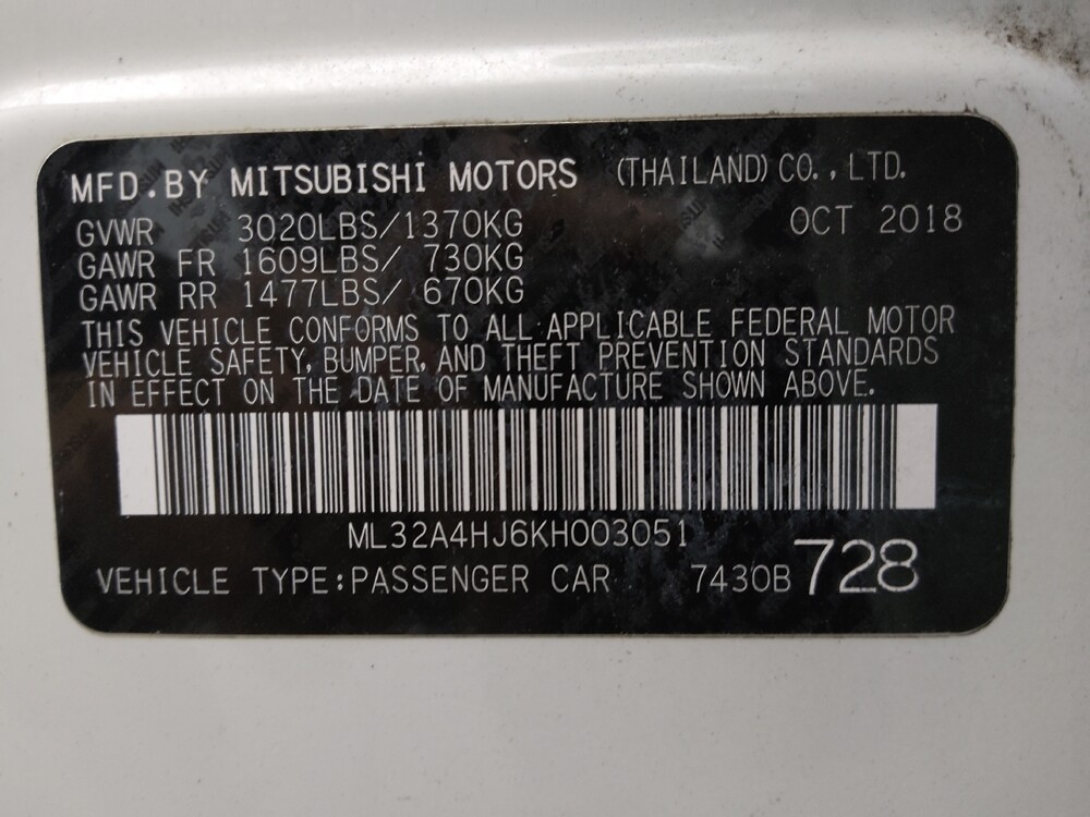 2019 Mitsubishi Mirage in Springfield, MO 65807 - 18082672 33