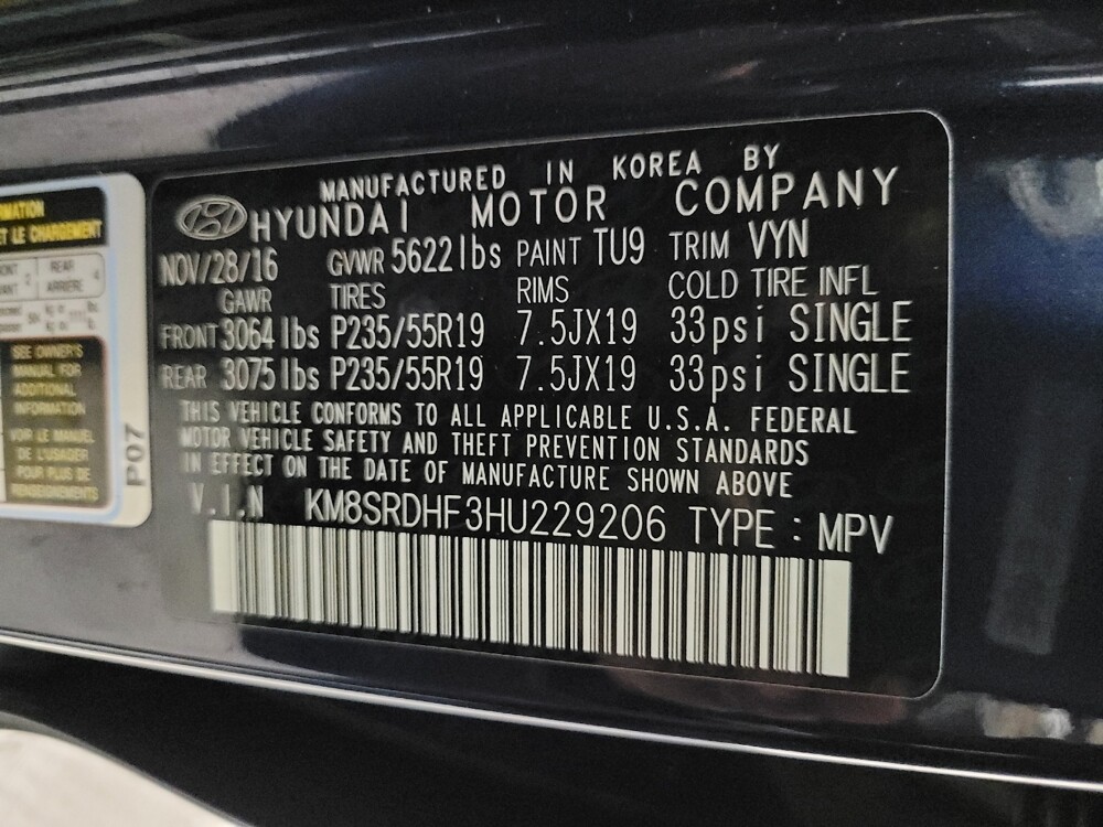 2017 Hyundai Santa Fe in Phoenix, AZ 85022 - 18082718 33