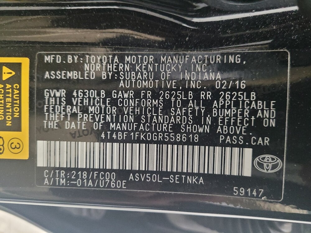 2016 Toyota Camry in Grand Rapids, MI 49508 - 18082742 33