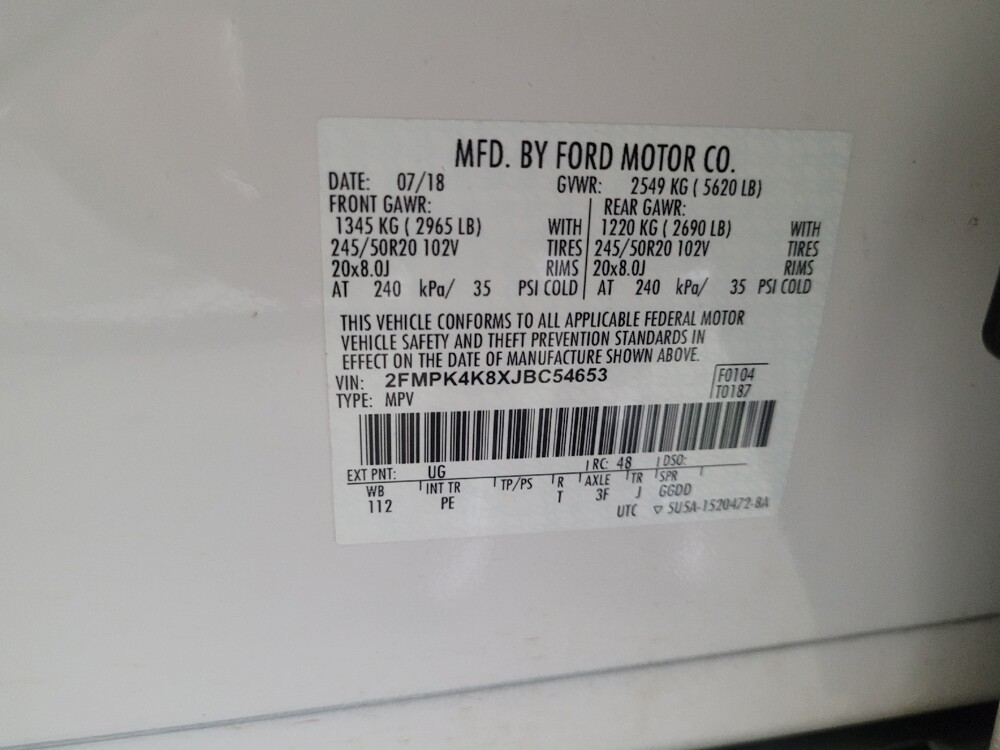 2018 Ford Edge in Athens, GA 30606 - 18082805 33