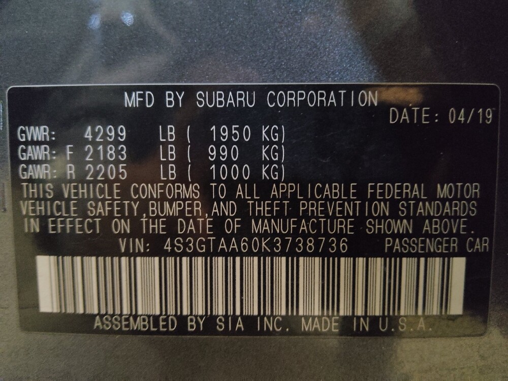 2019 Subaru Impreza in Hialeah, FL 33014 - 18082861 33