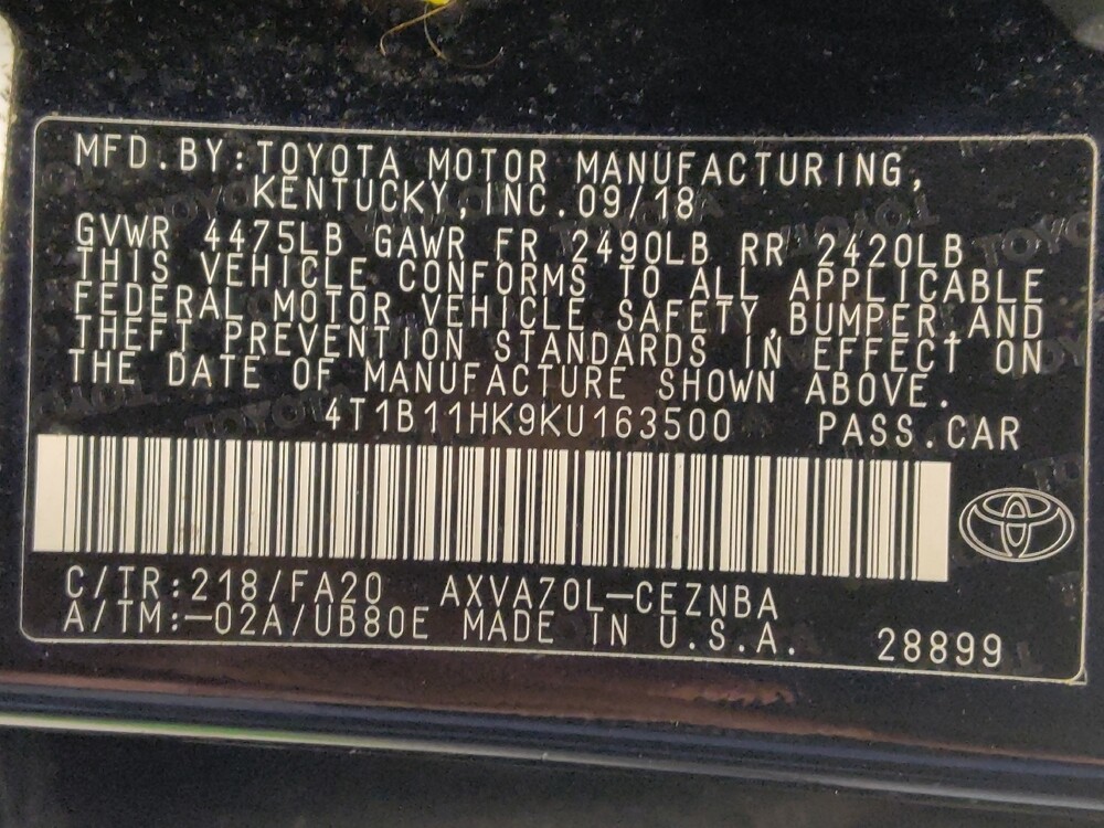 2019 Toyota Camry in Baton Rouge, LA 70816 - 18082910 33