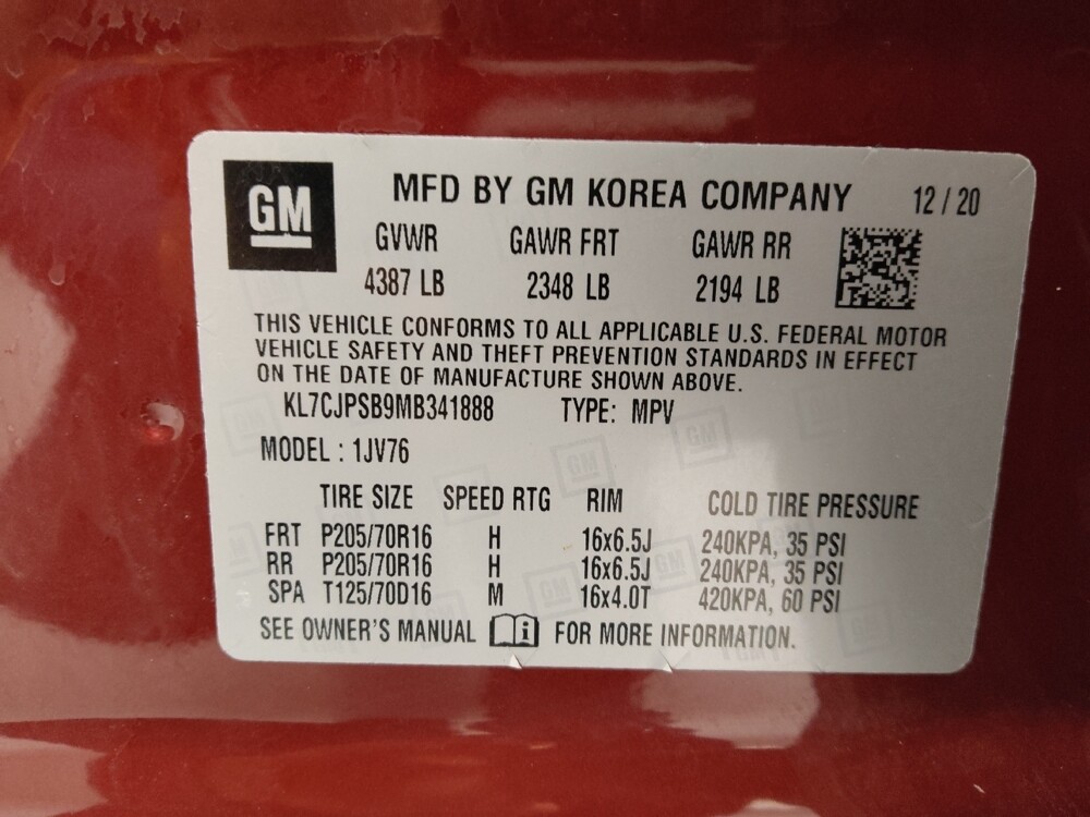 2021 Chevrolet Trax in Gladstone, MO 64118 - 18082963 33