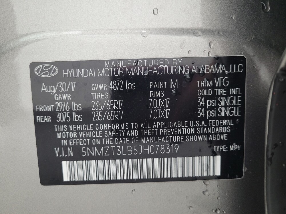 2018 Hyundai Santa Fe in Raleigh, NC 27604 - 18082997 33