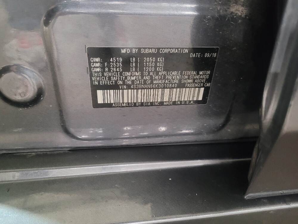 2019 Subaru Legacy in Oklahoma City, OK 73139 - 18083020 33