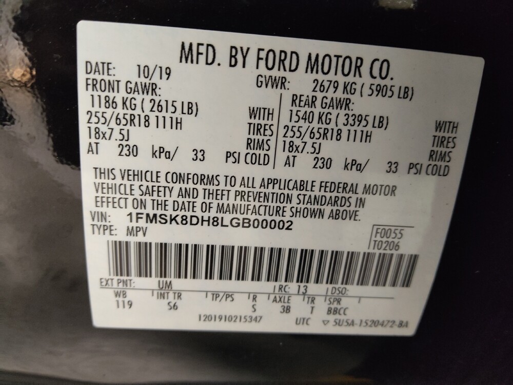 2020 Ford Explorer in Morrow, GA 30260 - 18083045 33