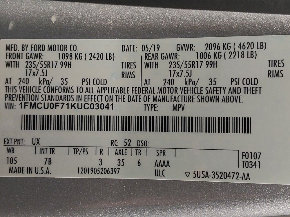 2019 Ford Escape in Corpus Christi, TX 78412 - 18083066 33