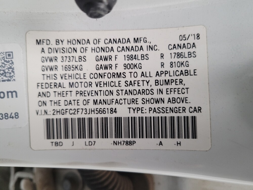 2018 Honda Civic in Montclair, CA 91763 - 18083107 33