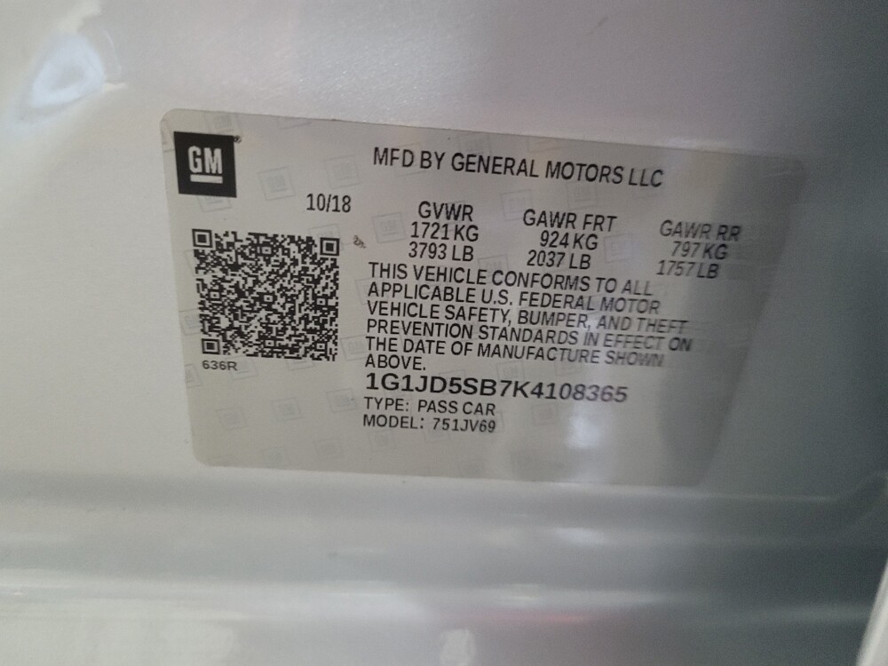 2019 Chevrolet Sonic in Macon, GA 31210 - 18083125 33