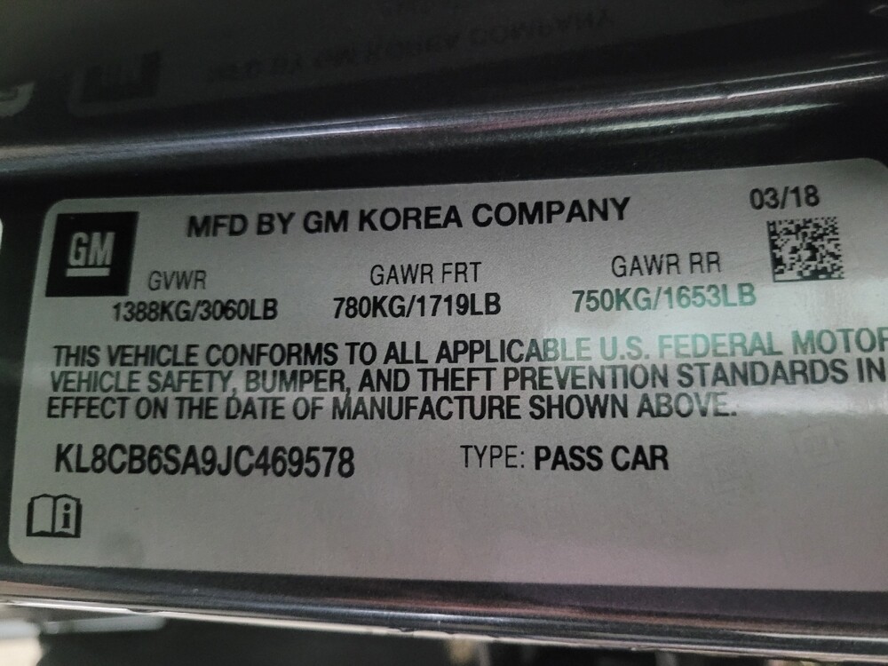 2018 Chevrolet Spark in Chattanooga, TN 37421 - 18083129 33