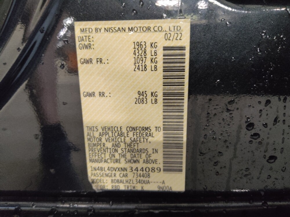 2022 Nissan Altima in Tallahassee, FL 32304 - 18083169 33