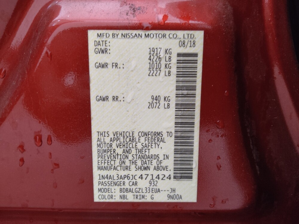 2018 Nissan Altima in Tampa, FL 33619 - 18083176 33