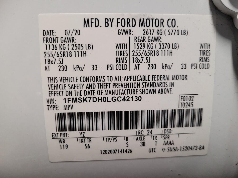 2020 Ford Explorer in West Palm Beach, FL 33409 - 18083251 33