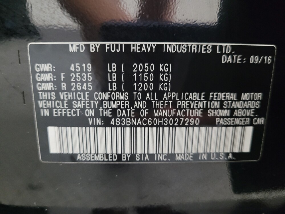 2017 Subaru Legacy in Chandler, AZ 85225 - 18083289 33