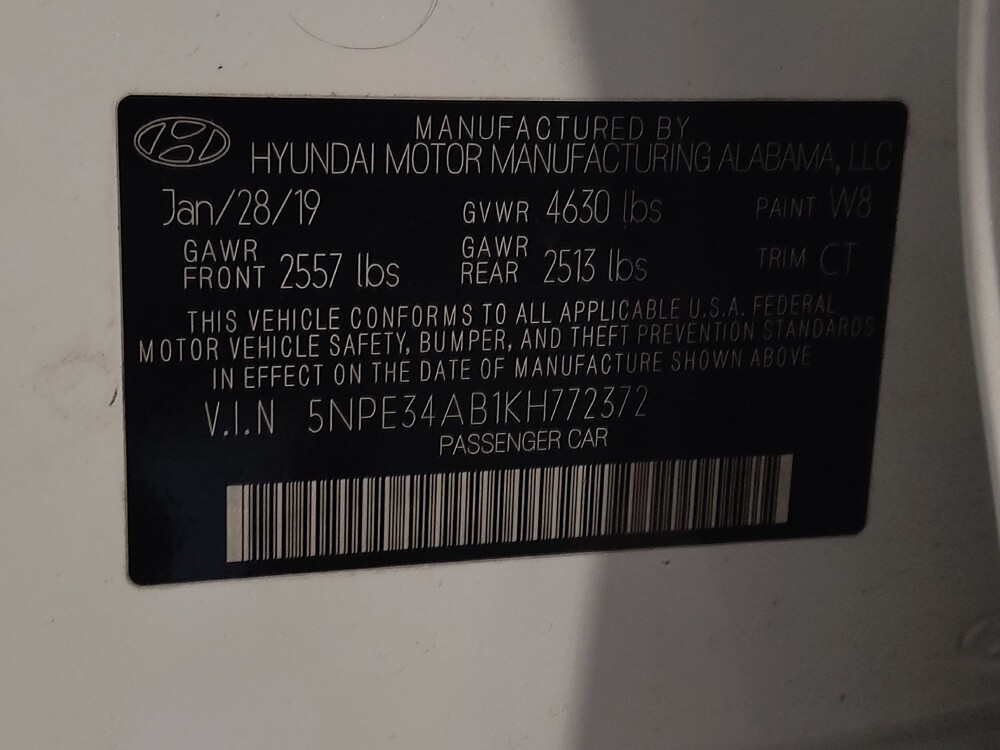 2019 Hyundai Sonata in Lauderdale Lakes, FL 33313 - 18083320 33