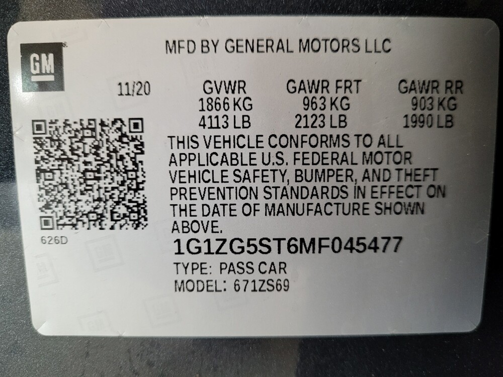 2021 Chevrolet Malibu in Riverside, CA 92504 - 18083364 33